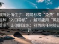 我当场愣住了：越是标榜“免费”的这种“入口导航”，越可能用“风控提示”让你刷流水；别再给任何验证码